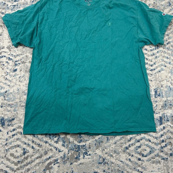 Champion Men's Aqua Short Sleeve Tee - Picture 1 of 3